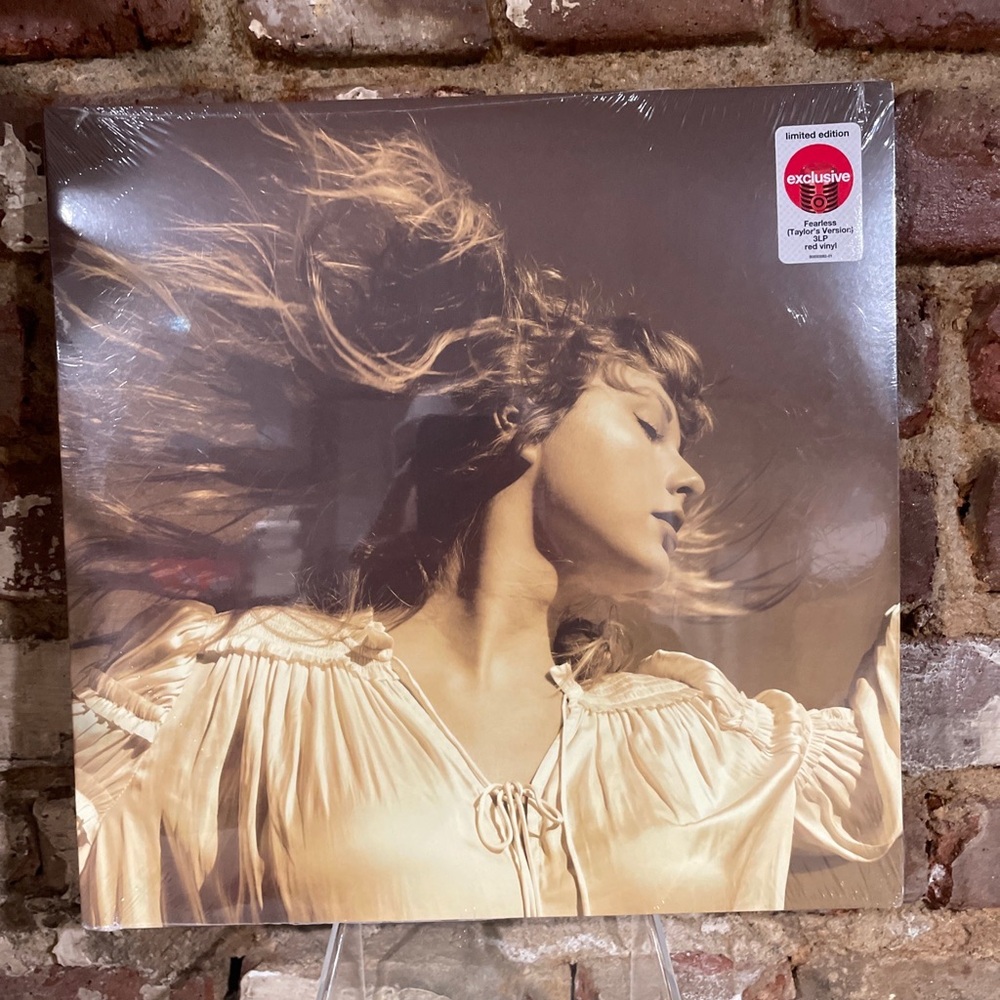 Taylor Swift Fearless Exclusive Limited Edition Red Vinyl 3LP Record New Sealed